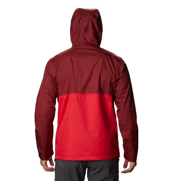 Columbia Inner Limits II Rain Jacket Red For Men's NZ84610 New Zealand